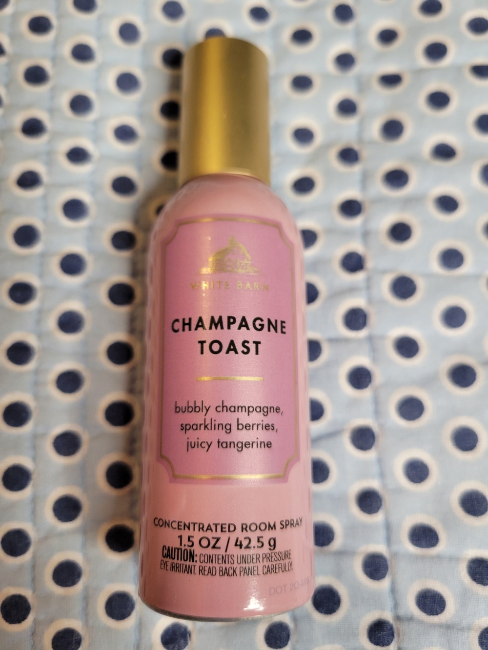 White Barn Pink & Gold Champagne Toast Room Spray